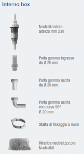 Neutralizzatore di condensa acida per caldaia a condensazione Tecnogas  70894 - Climacore